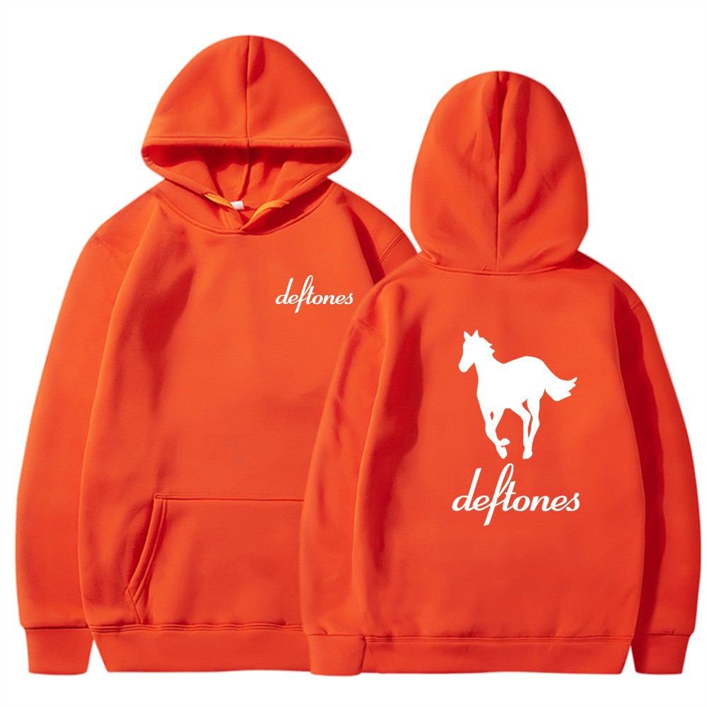 Deftones White Horse Print Hoodie Casual Unisex Sweatshirt — image 17