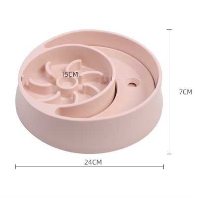Bol de Comida en forma de Sol y Luna para Perros y Gatos - Bolso Lento para Comer - Gran Taza Anti-Asfixia para Perros — imagen 4