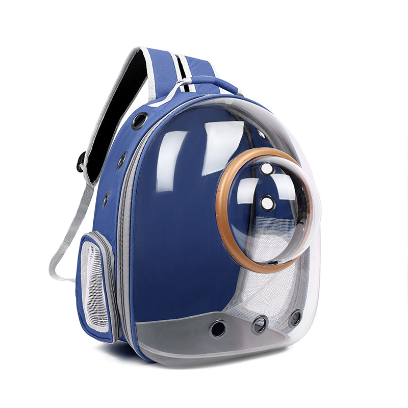 Transparent Cat Bag New Portable Space Capsule Pet Bag Breathable Double Shoulder Cat Backpack — image 11