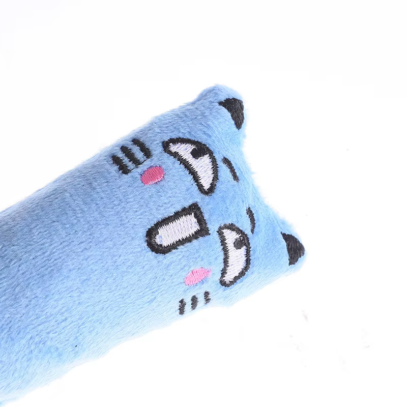 Cute Cat Toys Funny Interactive Plush Cat Toy Mini Teeth Grinding Catnip Toys Kitten Chewing Squeaky Toy Pets Accessories — image 4