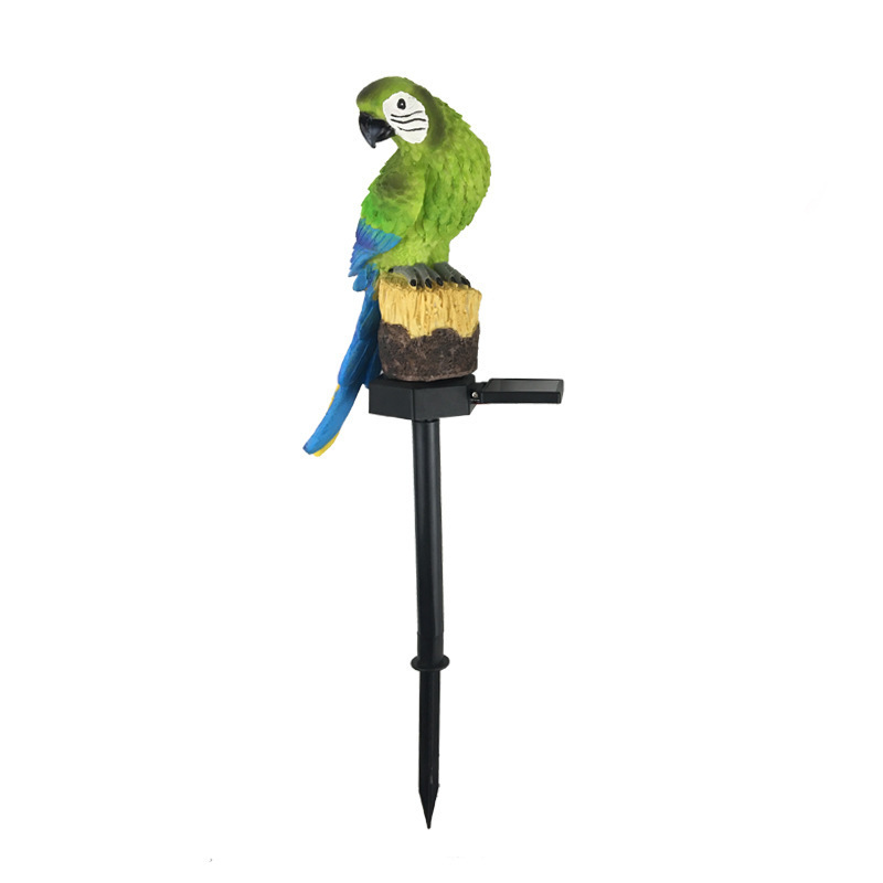 Solar Resin Parrot Floor Lamp Outdoor Park LED Landscape Lamp Park Decoration Lawn Lamp — image 7