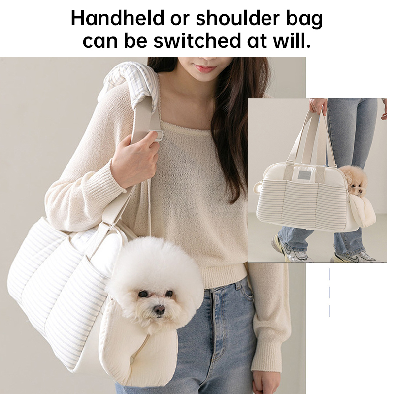 Winter Warm Cat Carrier | Large Capacity Breathable Shoulder Pet Bag for Cold Weather Travel — image 9