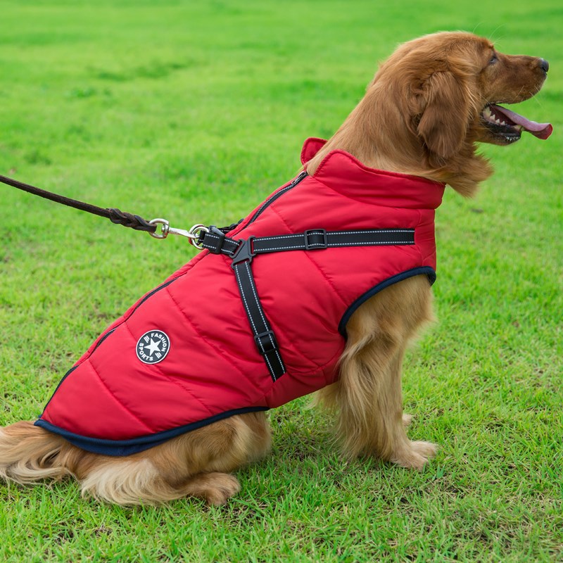 New Pet Clothes Reflective Rush Suit Big Dog Clothes Warm Dog Clothes In Autumn And Winter Pet Supplies — image 6