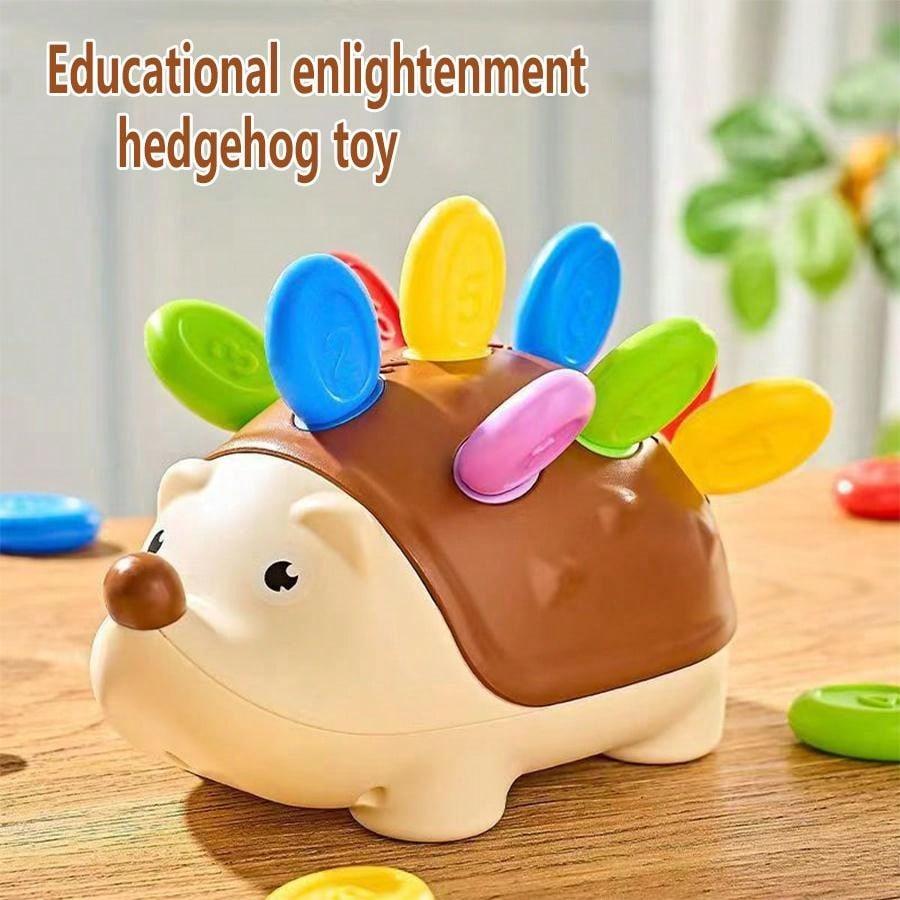 Conjunto Educativo de Erizo para Niños: 1 Base y 10 Espinas Coloridas con Números Perfecto para Regalos de Cumpleaños o Navidad para Bebés de 1 a 3 años — imagen 4