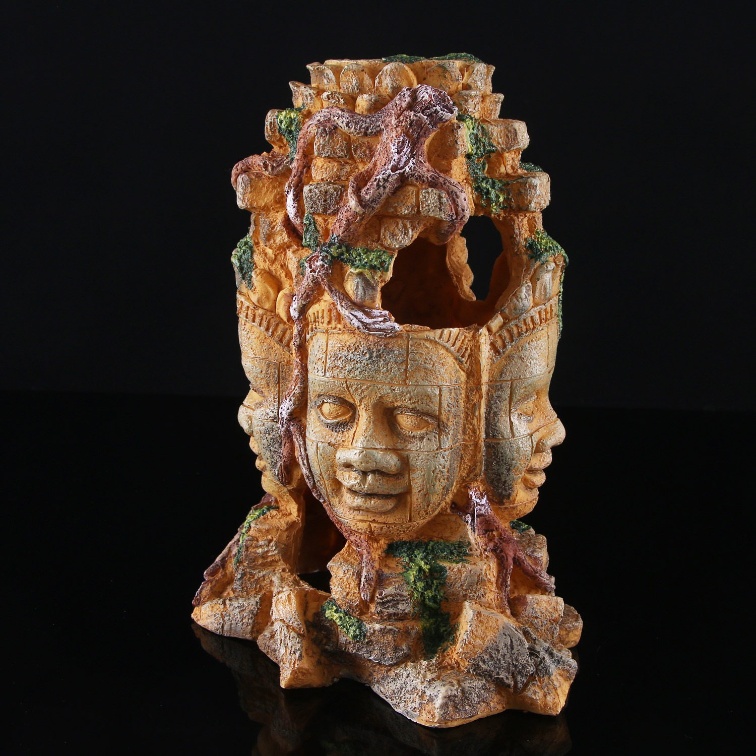 Crocodile resin skull reptile fish tank aquarium landscape decoration ornaments — image 3