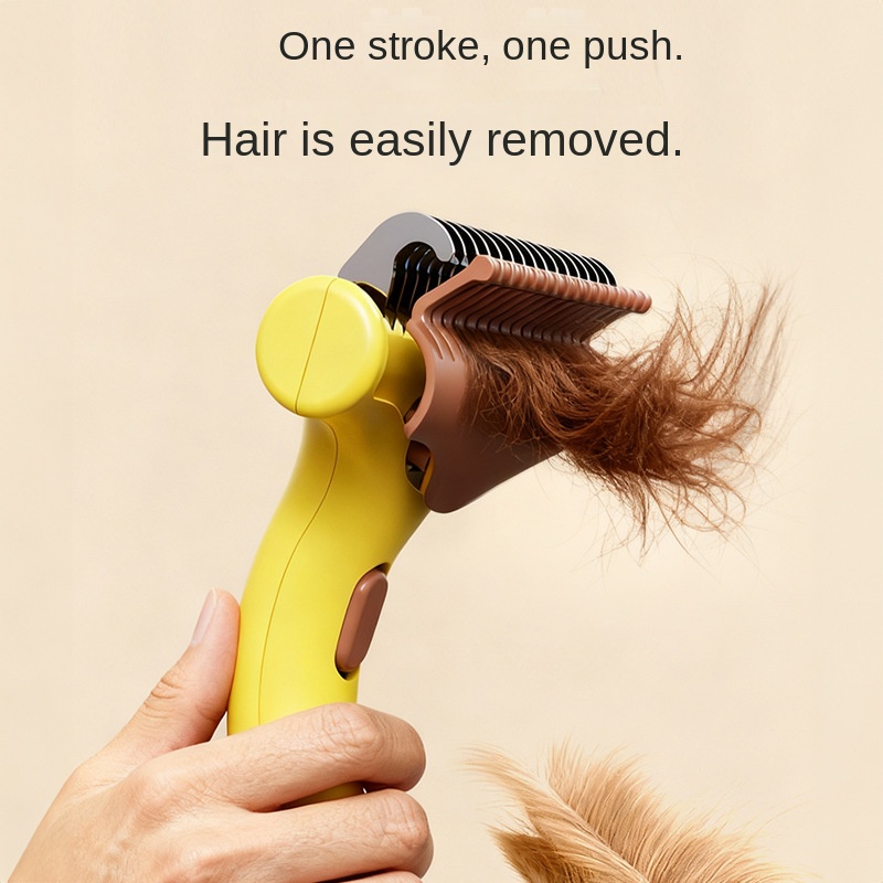 Nueva Cuchilla para Desenredar Mascotas: Peine para Gatos con Eliminación de Pelo Suelto, Control de Shedding y Cepillado — imagen 3