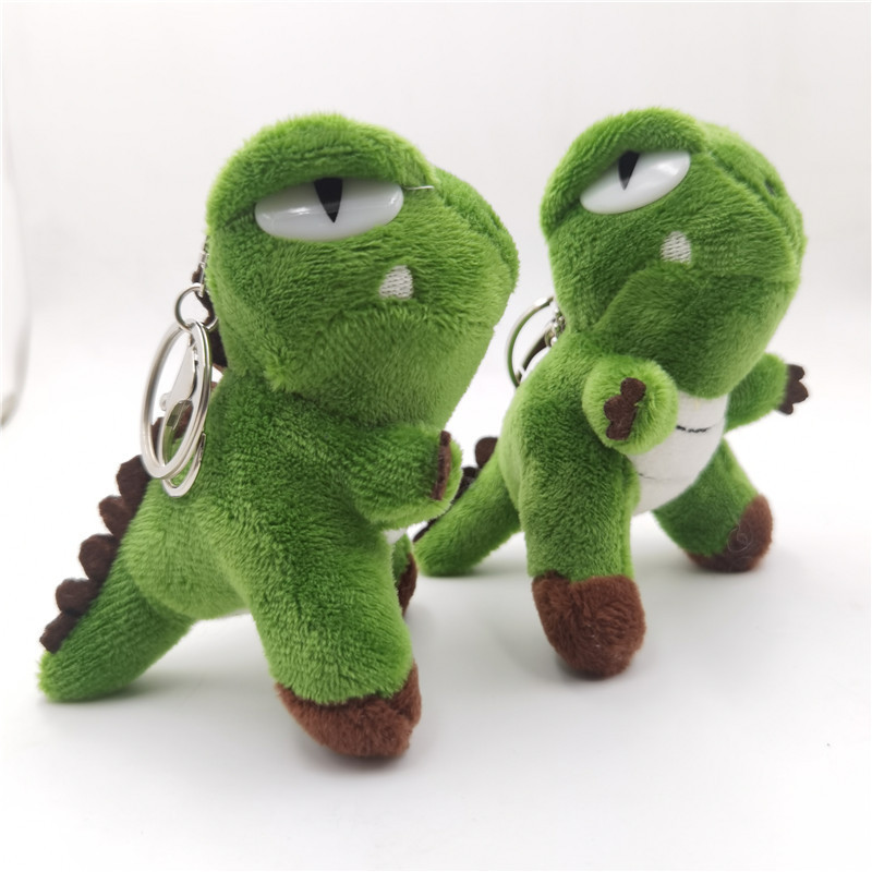 Small Dinosaur Pendant Schoolbag Doll The Same Dinosaur Key Chain Accessories Plush Toys Clothing Accessories — image 4