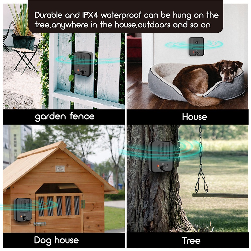 RC-309 Ultrasonic Sound Bark Control Devices Defer Nuisance Stop Dog Barking Outdoor Anti Bark Collar — image 2