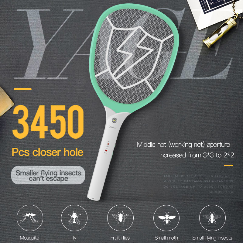 Trampa Eléctrica de Moscas Rechargeable YAGE 18650 con Descarga de 2200V para Control de Plagas — imagen 2