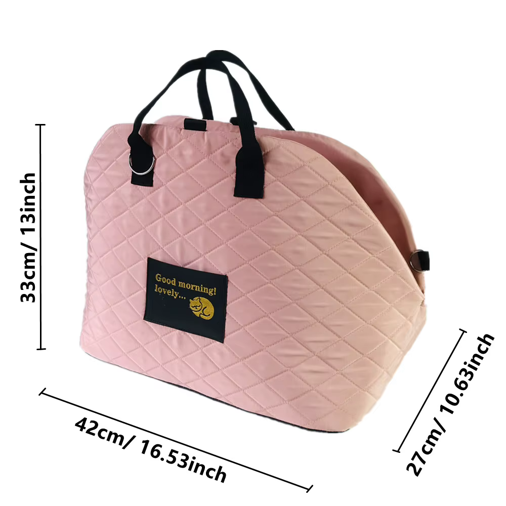 Transportadora de Viaje con Protección para Asiento de Auto, Transportadora para Gatos y Perros, Transportadora para Perro y Gato, Bolso de Hombro para Mascotas — imagen 4