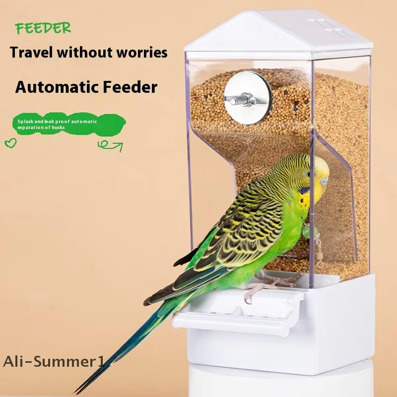 Alimentador Automático de Aves Grande Capacidad con Separación de Cachaza y Protección contra Gotas para Pollos y Perros — imagen 4