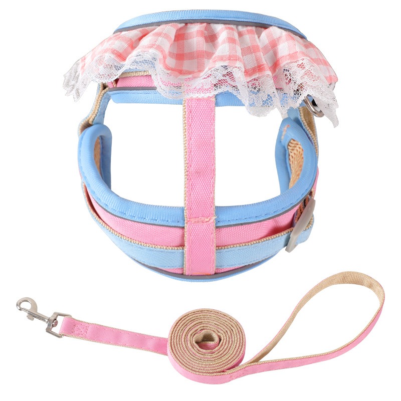 Fashion New Cat Anti-Breakaway Leash Small Dog Chest Strap Teddy Bichon Dog Chain Adjustable — image 13