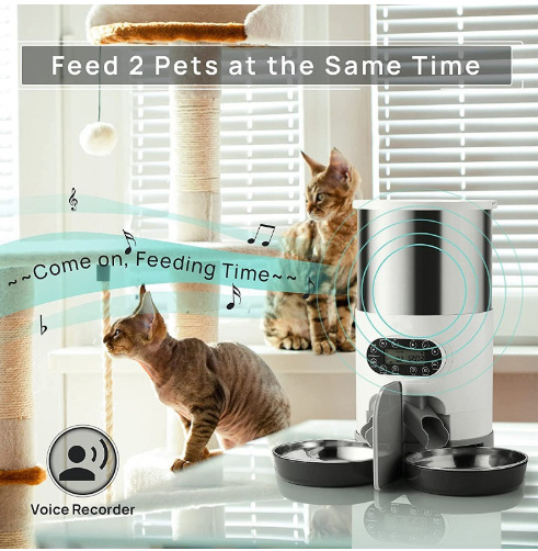 New Stainless Steel Feeder Double Feed Feeder Stainless Steel Feeder — image 5