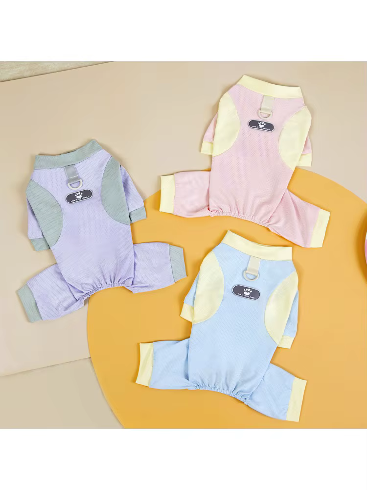 Pet clothing outdoor dog four-legged outfit spring and summer new dog clothes cat spring and summer clothes for sun protection — image 3