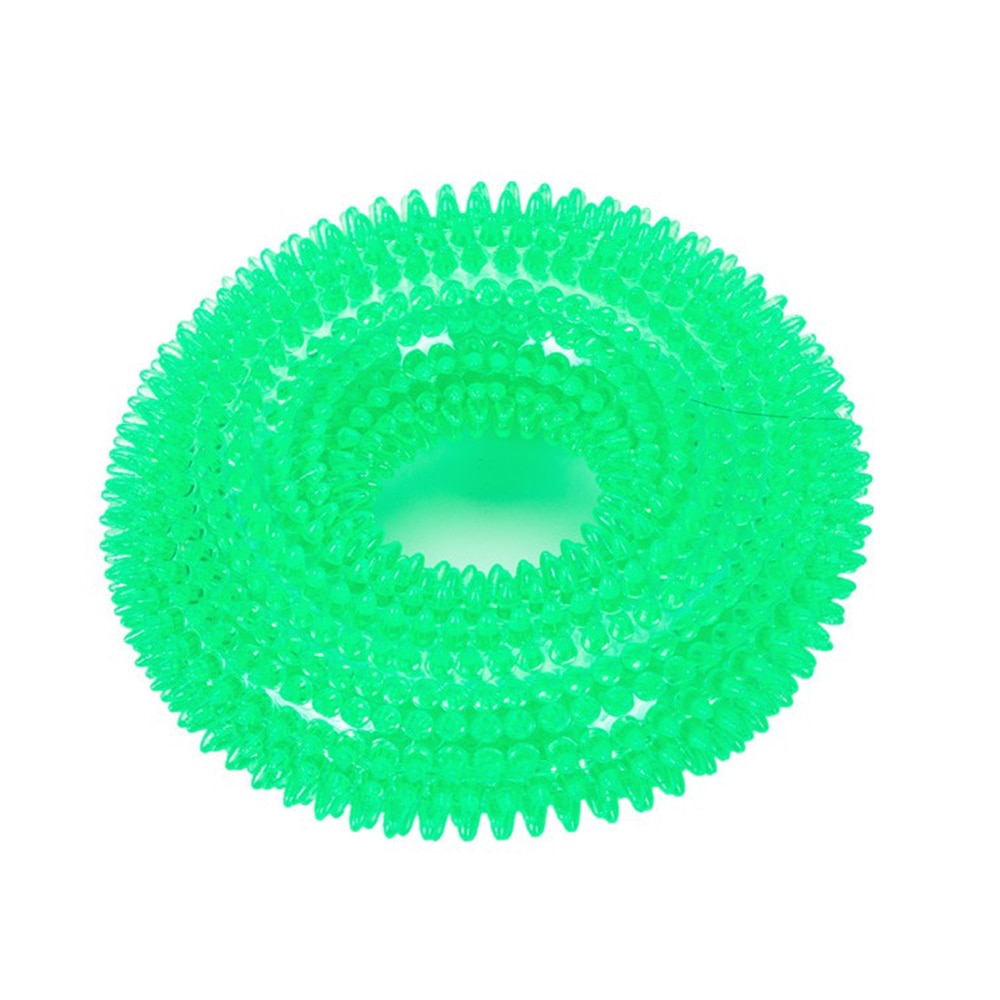 Juguetes para Mascotas Mordedores Sonido Bola Juguetón Resistentes a Mordeduras Limpieza Dientes Grande Perro Retriever Dorado Barbudos TPR Entrenar Dientes Limpieza Jouet Chien — imagen 10