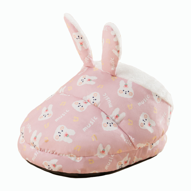 Pet Supplies Cat Warm In Winter Semi Closed All Season Universal Slippers Cat and Dog Bed — image 5