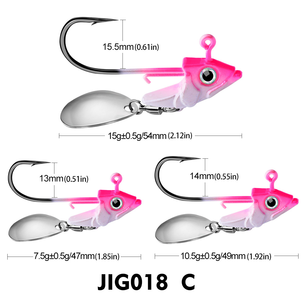 Gancho de Jig con Contrapeso Suave para Pescar en Agua Profunda, Accesorios de Pesca — imagen 9