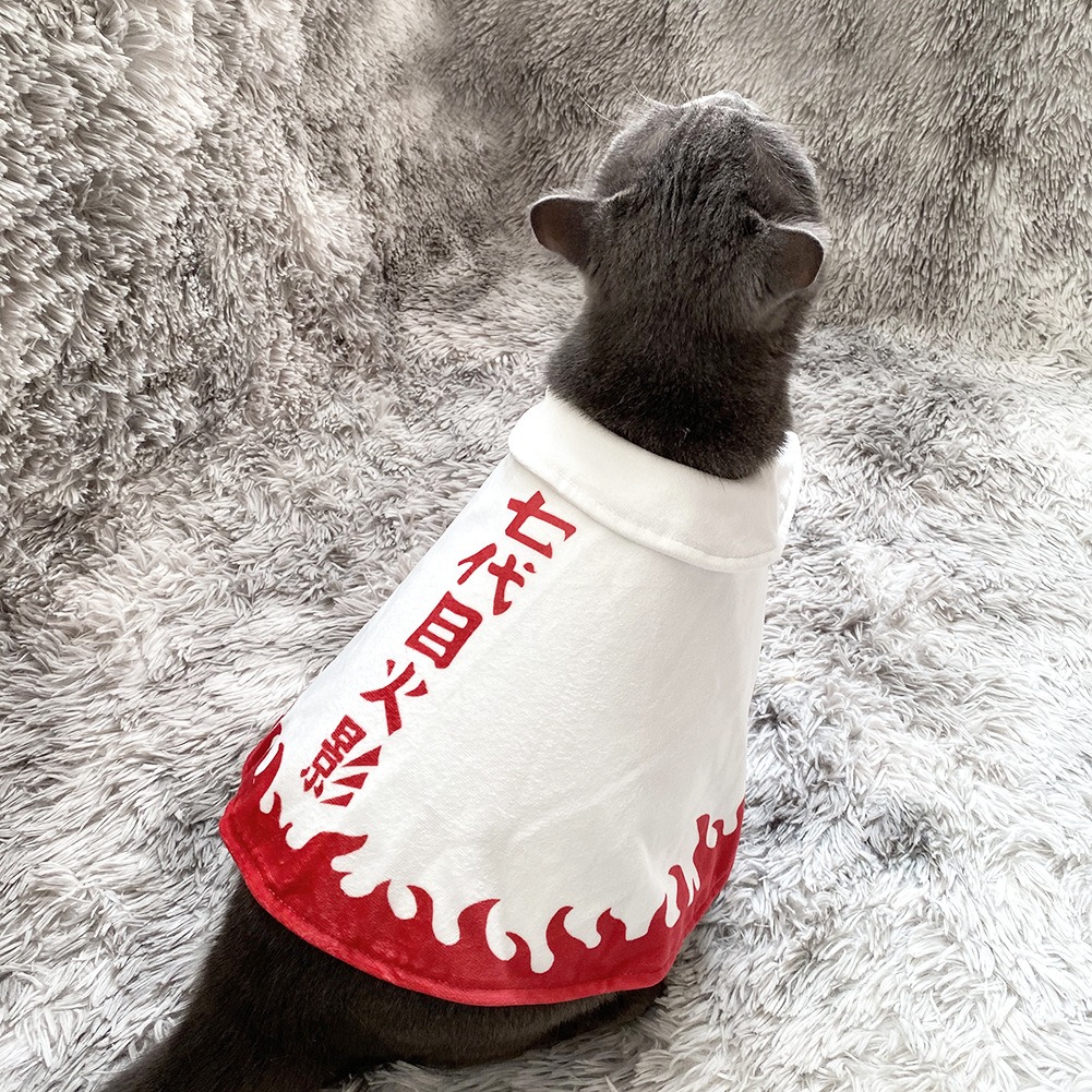 Naruto Seventh Generation Ninja Cat Cloak Pet Supplies Dog Home Air Conditioned Room Clothes Cos Dress Up — image 5