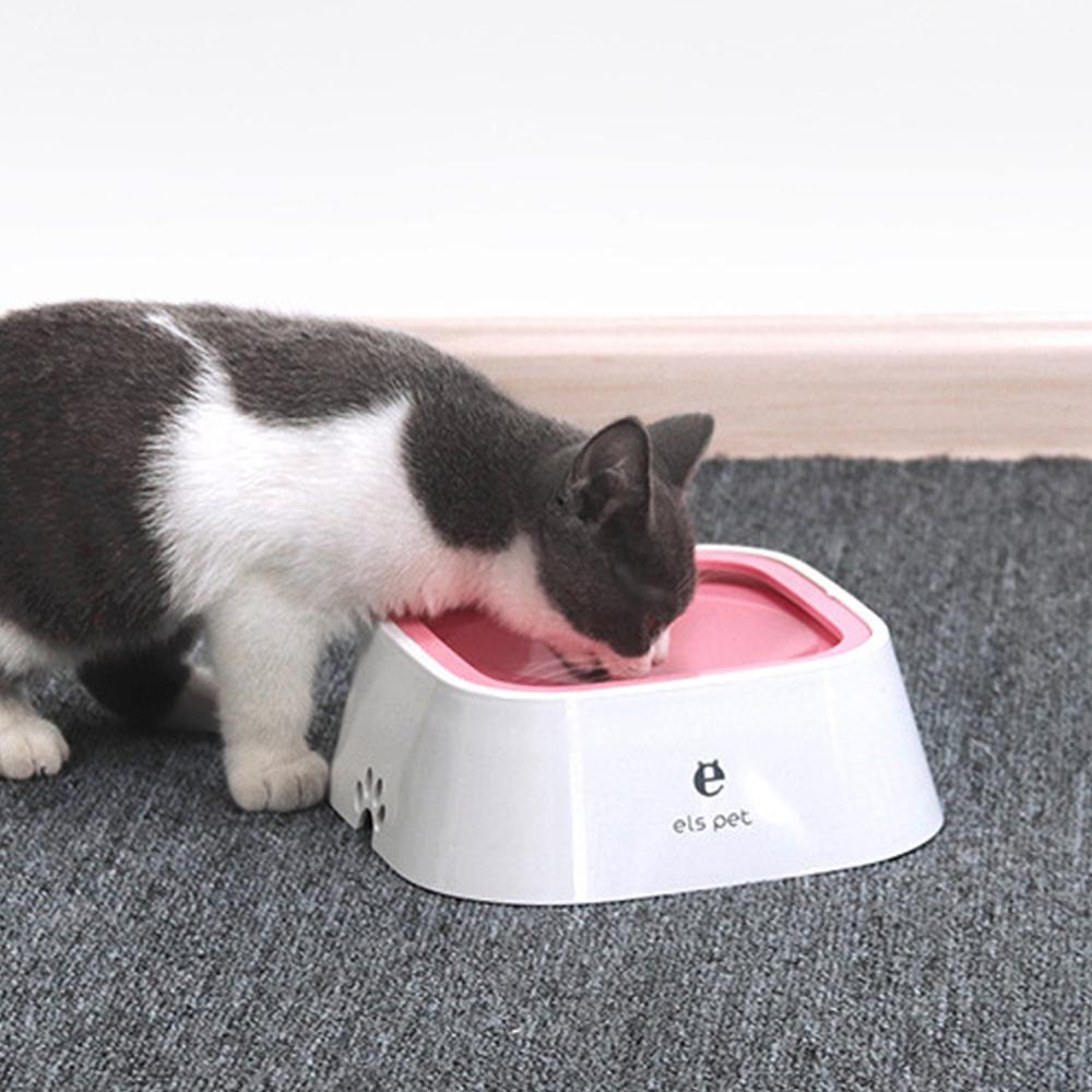 Dog Drinking Water Bowl 1.5L Floating Non-Wetting Mouth Cat Bowl Without Spill Drinking Water Dispenser ABS Plastic Dog Bowl — image 5