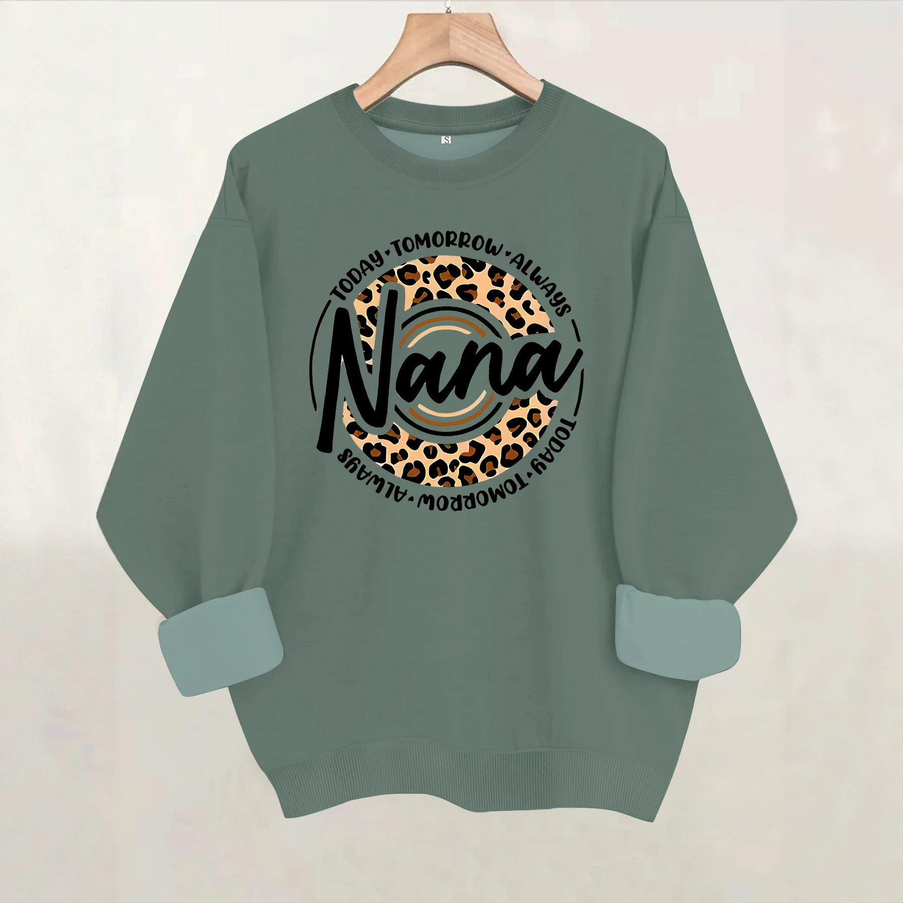 Leopard print fleece hoodie — image 5