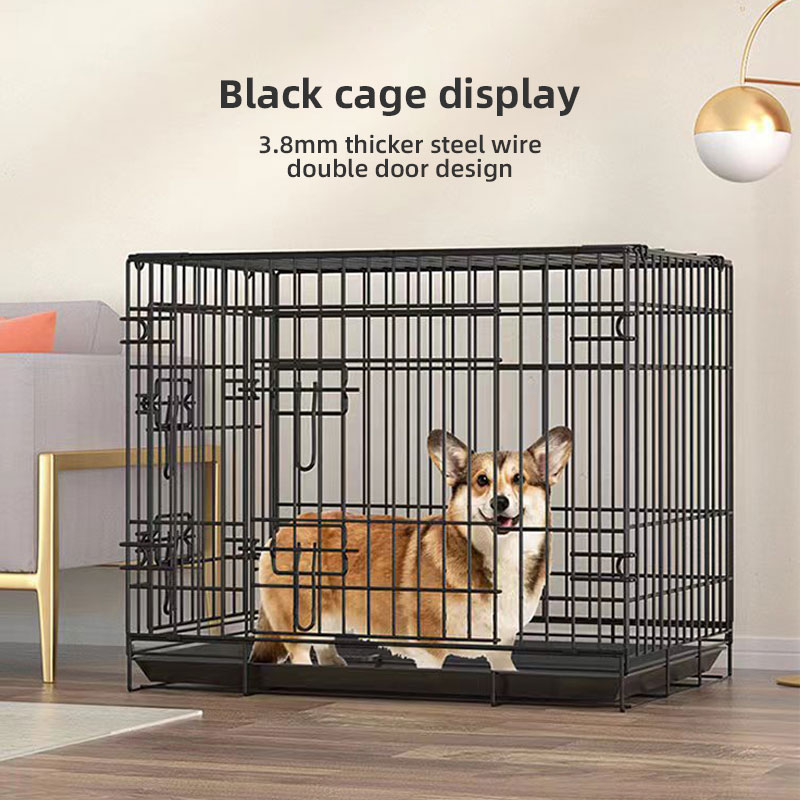 Simple Good-Looking Dog Cage Cat Cage Pet Cage Wire Cage In Medium And Large Thick Cat Villa Pet Litter — image 1