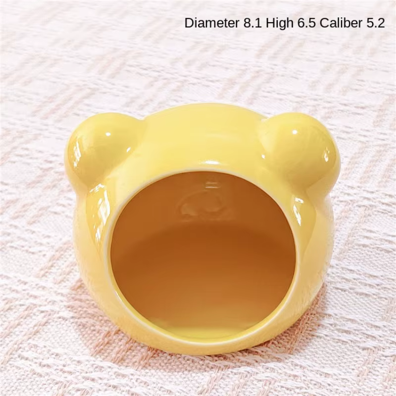 Ceramic Hamster Nest Summer Cooling Pet Ice House Ceramic Nest Dutch Pig Golden Bear Sleeping Nest Ceramic SummerHouse NewDesign — image 6