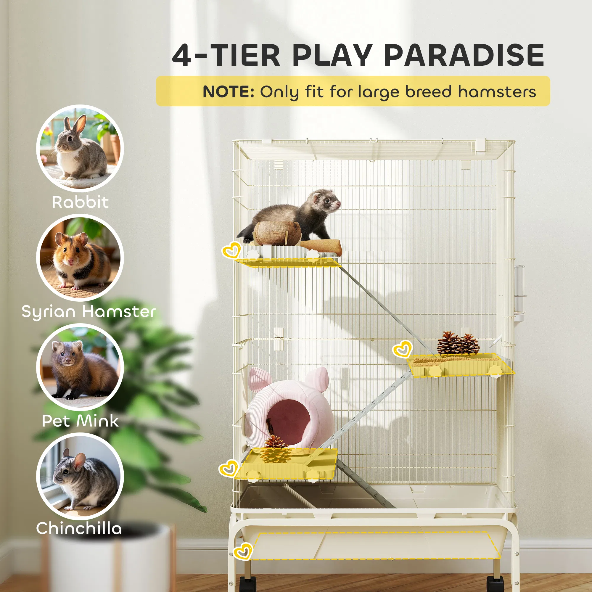 Small Animal Cage /Chinchilla Cage — imagen 6