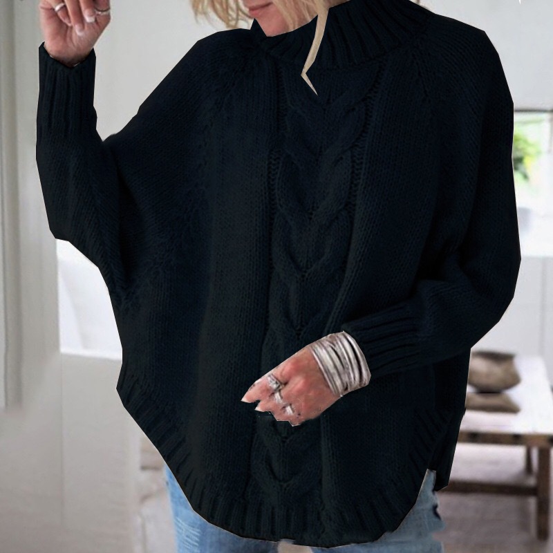 Sweater autumn winter loose bat sleeve T-shirt for women — image 6