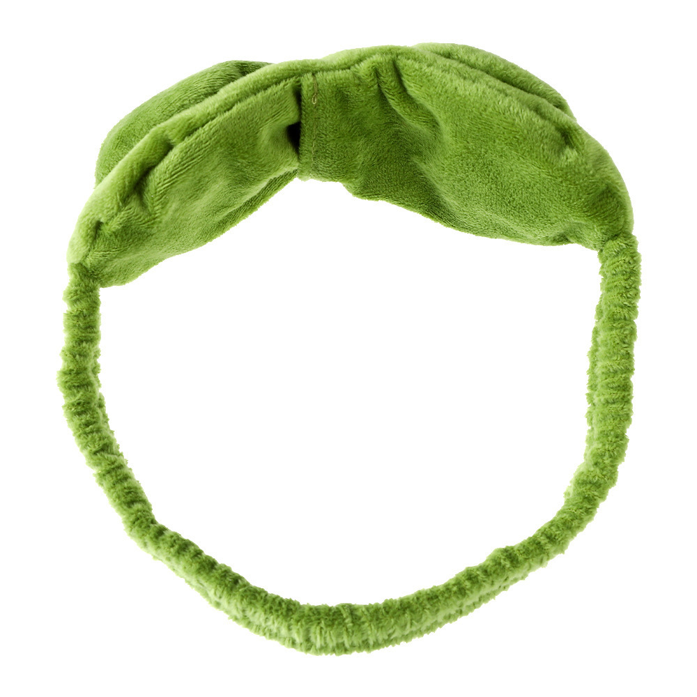 Simple Frog Wash Face Band Hair Band Headwear South Korea Cute Girls Tie Hair with facial mask Head Band Hair Clip — image 5