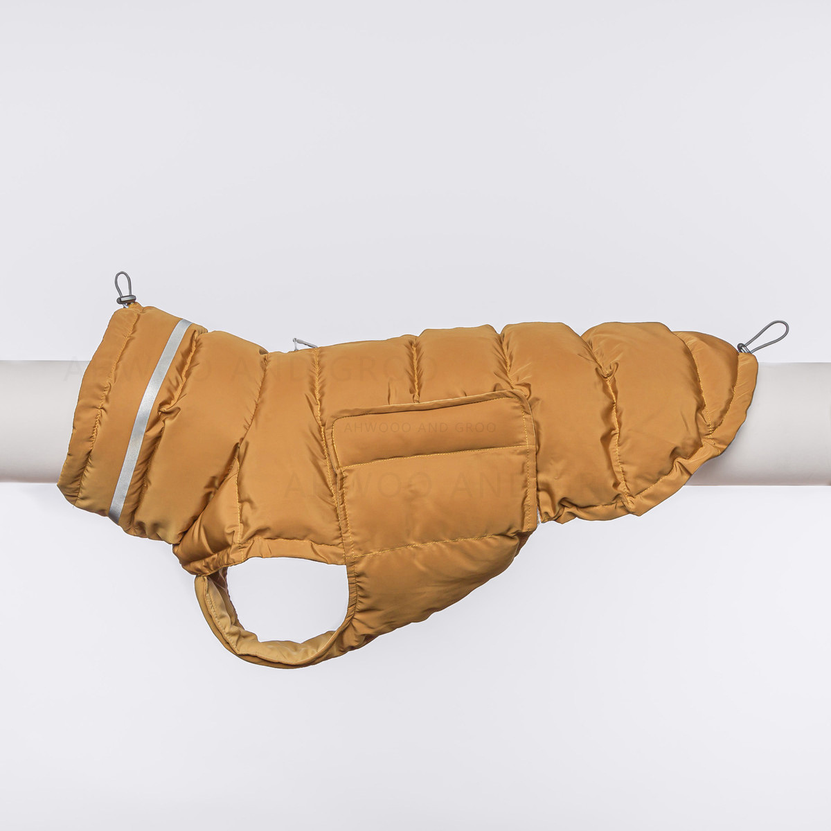Dog clothing thickened warm waterproof windproof two leg coat pet vest cotton coat — image 7