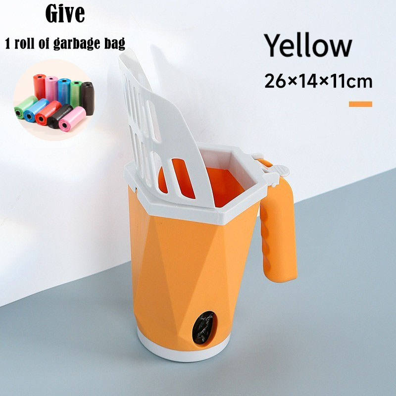 Cat Litter Shovel Self Cleaning Cats Litter Scooper Portable Cat Litter Box Kitten Toilet Cleaning Tool Pet Cat Supplies — image 8