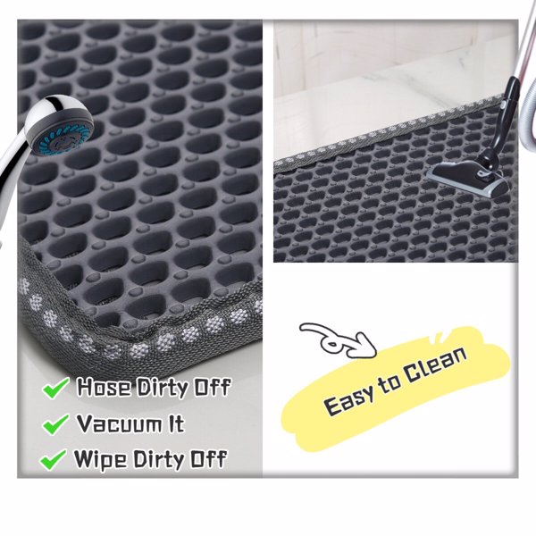 Mats para Cajas de Arena de Gato, Protección contra Gotas y Filtros — imagen 5