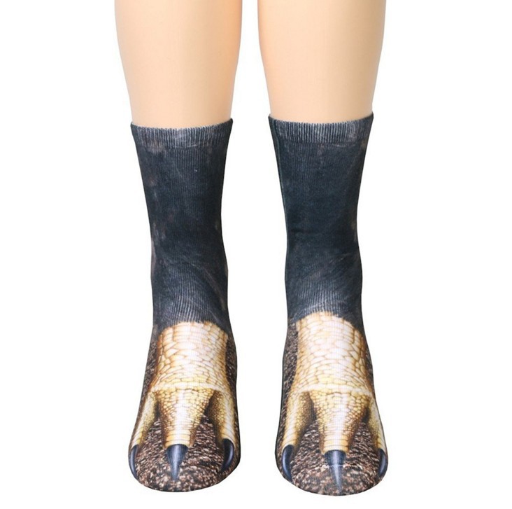 3D Animal Paw Socks Cute Cat Claws Socks Unisex Long Socks — image 5