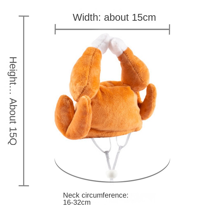Pet chicken leg hat dog cat — image 3
