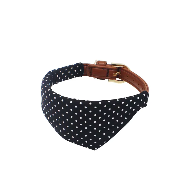 Collar y Guía para Perros Pequeños con Bandana de Cuero Suave, Adorno de Raso, Collar para Gatos - Perfecto para Chihuahuas y Animales de Compañía — imagen 13
