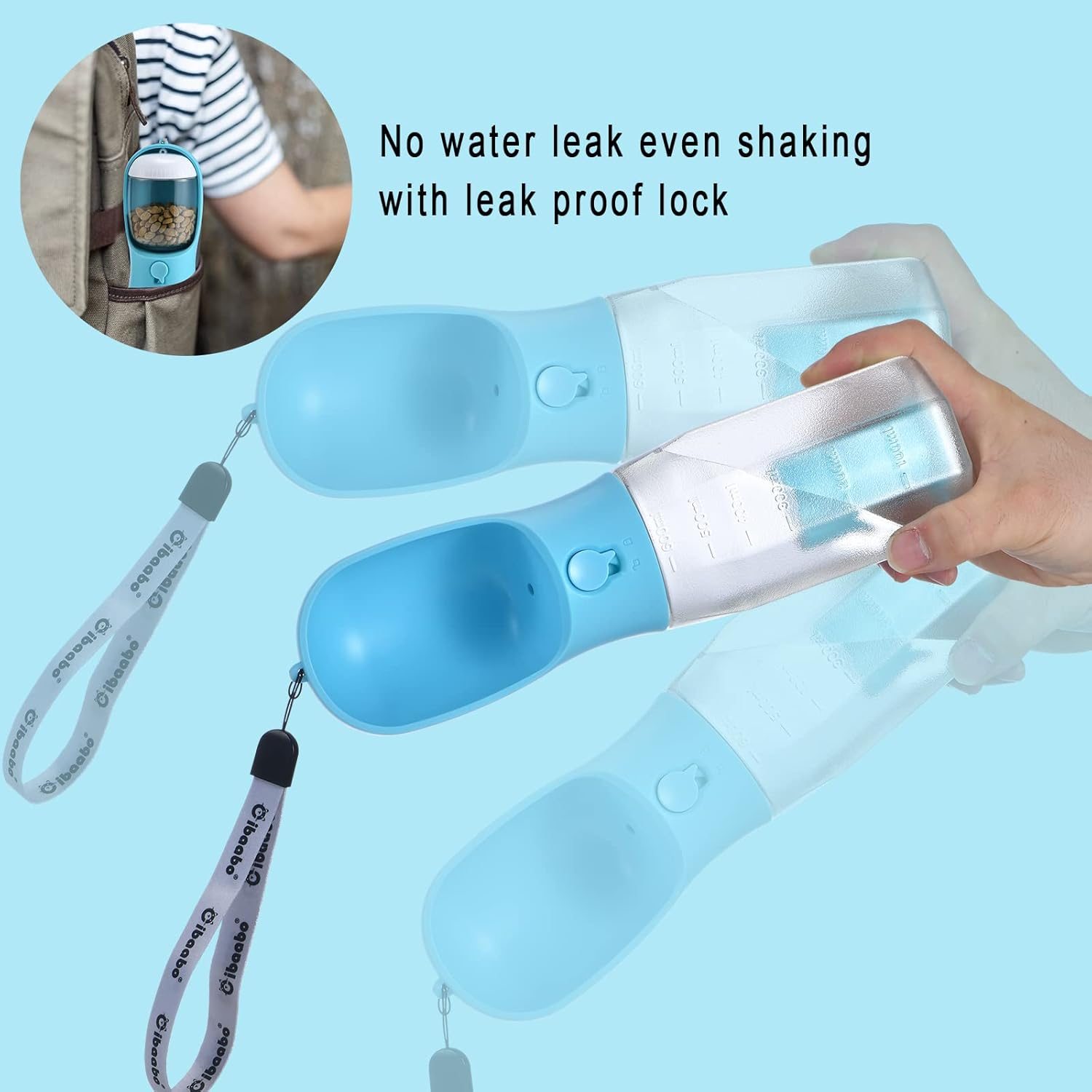 Pincel de Masaje para Baño de Mascotas Suaves - Azul — imagen 5