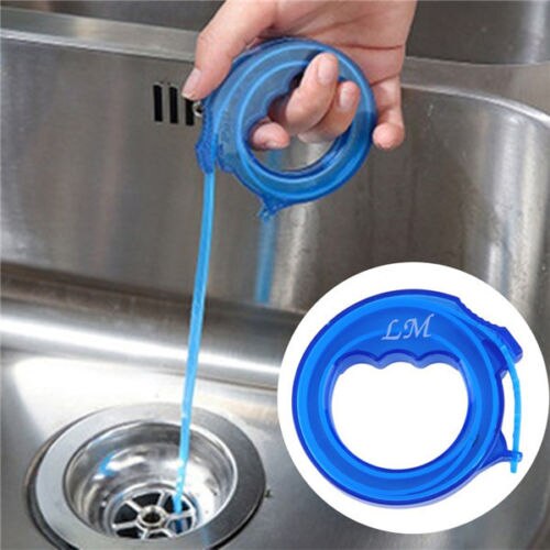 Limpia Perfectamente Cauce de Baño Desatormentador de Pelo Drenaje de Sinks y Tuberías — imagen 2
