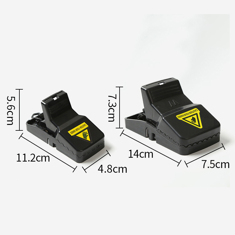 Black Reusable Plastic Mouse Trap Traps Rodent Catcher Home Mousetrap Killer Mouse Snap Traps Rodent Catcher — image 7