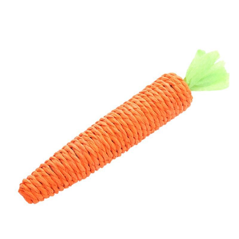 Juguetes para gatos, zanahoria de papel, juguete autoalimentador con sisal, resistencia a mordeduras, estimulación para gatos — imagen 4
