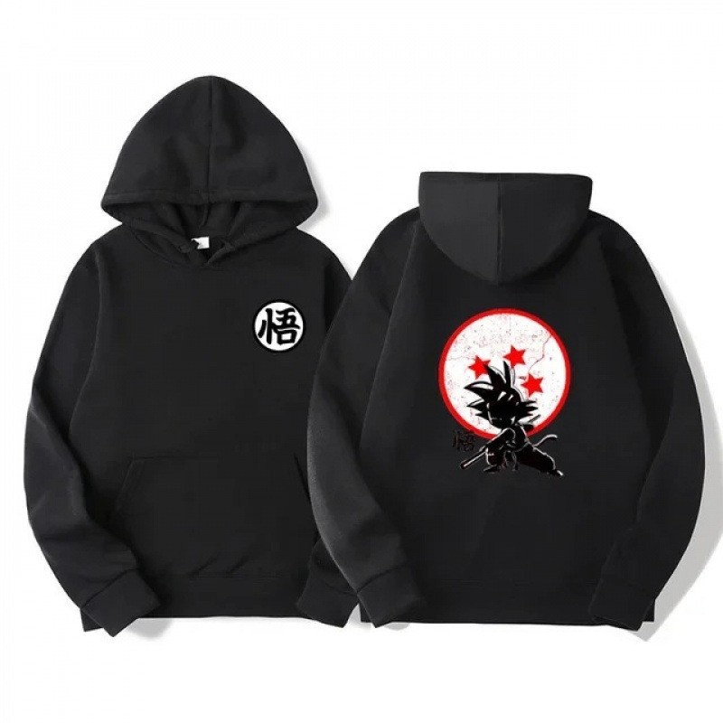 Casual Unisex Loose Hoodie Anime Dragon Ball Goku Round Neck Sweatshirt — image 7