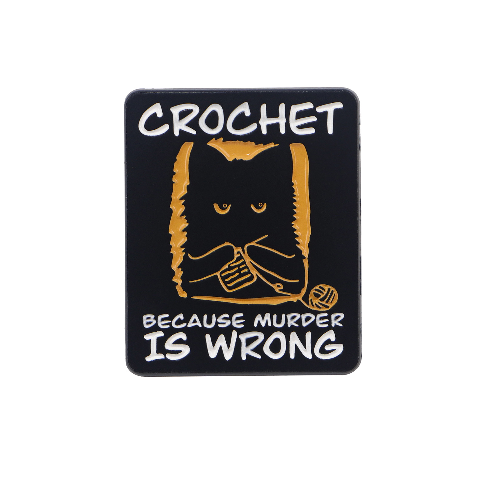 Broche de Gato Negro Adorable de Caricatura para Dama, Pin Insignia de Aleación Metálica, Accesorio para Mochila, Insignia — imagen 18