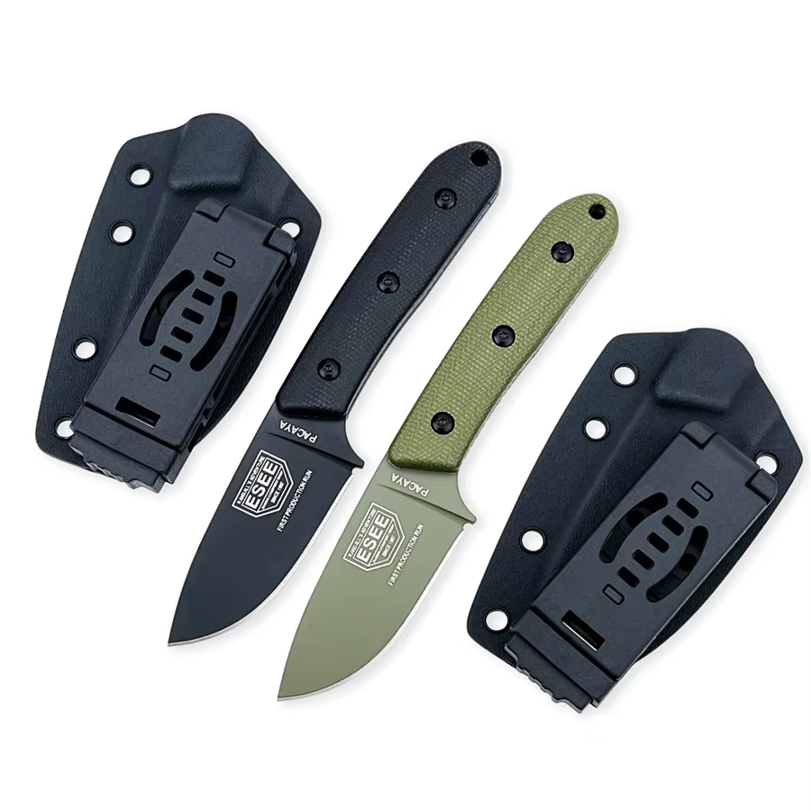 Pacaya Straight Knife Hunting Knife Outdoor Knife Craft Knife Camping Equipment Knife with Sheath Gifts for Men — image 7