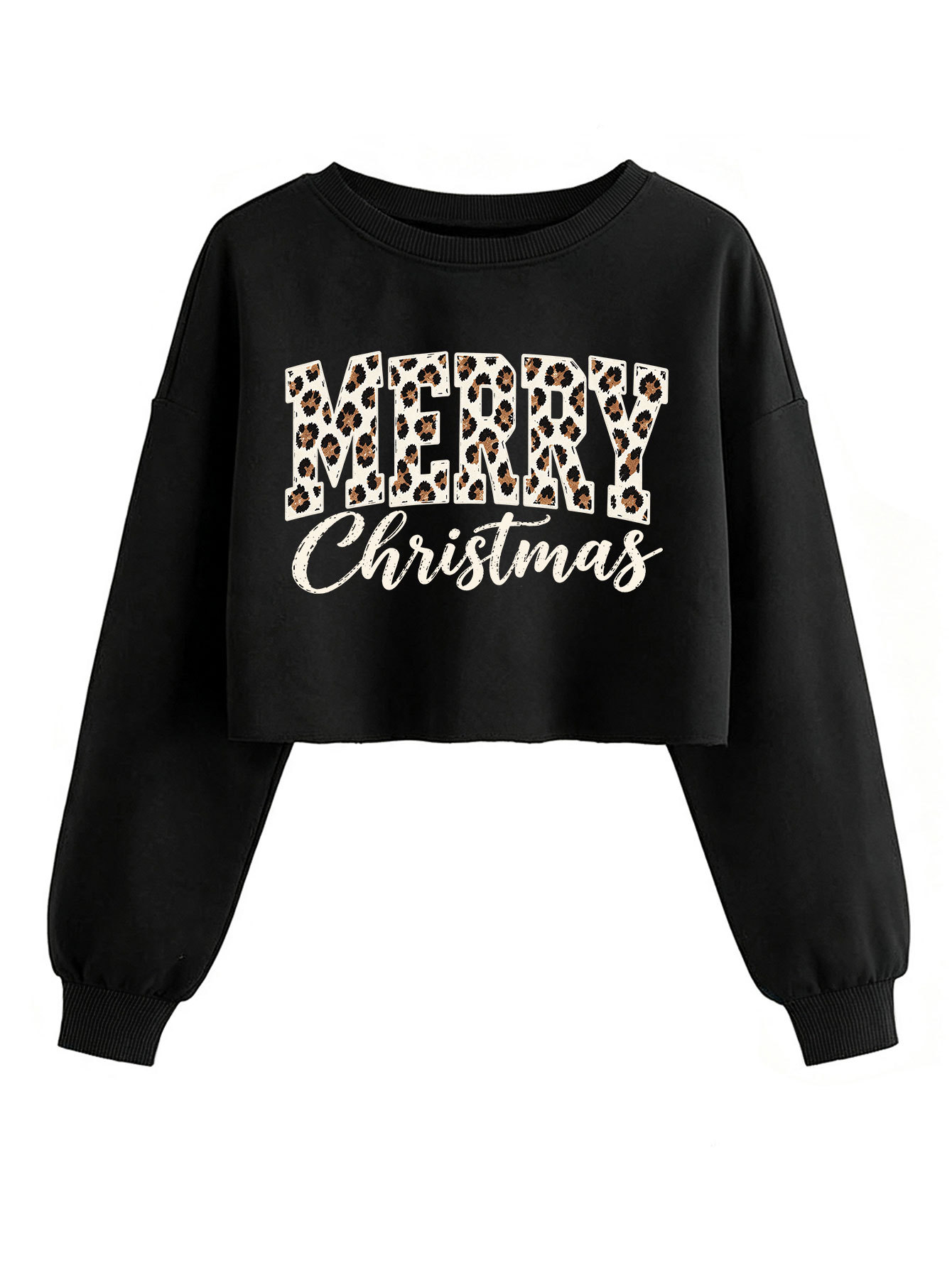 Leopard font long sleeved sweatshirt — image 4
