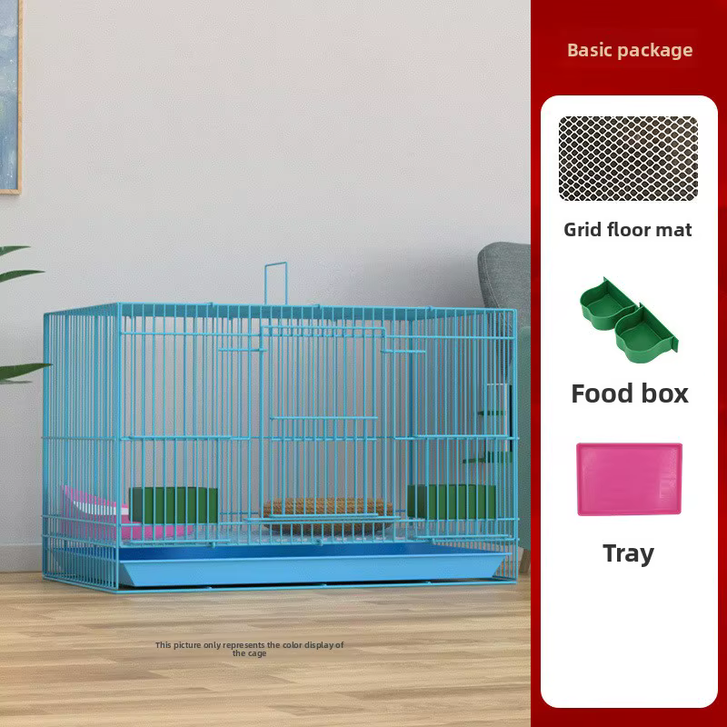 Caja para Aves de Gran Tamaño - Jaula de Hierro Forjado para Canarios y Pájaros Exóticos — imagen 5