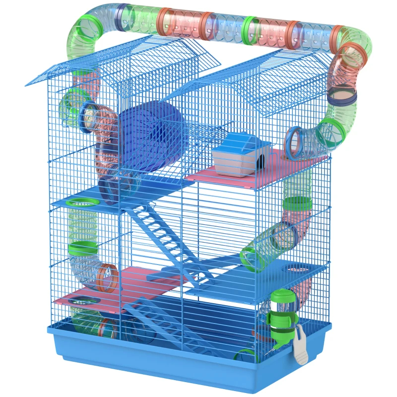 Caja para Hamsters de 18,5 pulgadas con 5 Niveles y Tubos — imagen 10