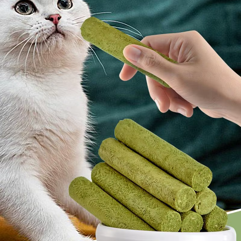 Palitos de Hierba para Gatos - Snacks Congelados para Salud Oral y Digestiva — imagen 3