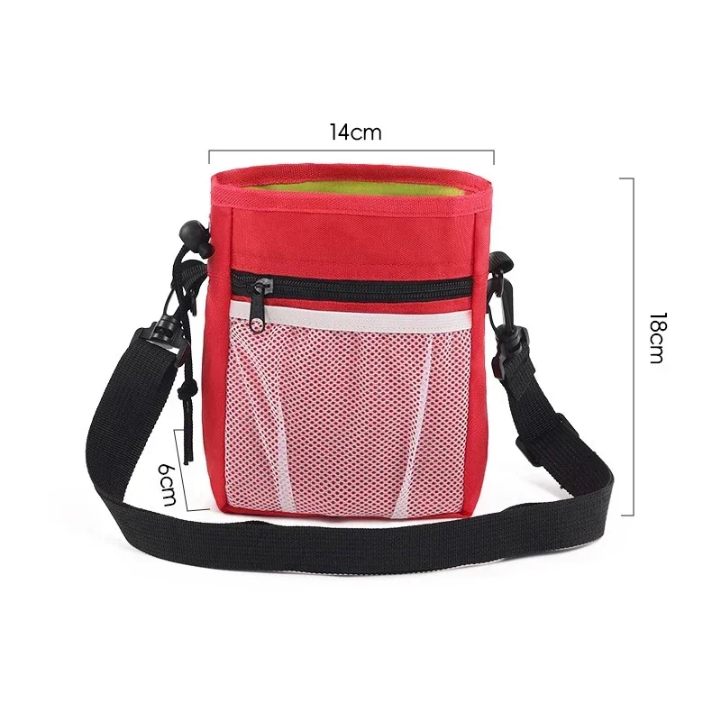 Pet Dog Puppy Training Treat Snack Pet Feed Pocket Pouch Multifunctional Pouch Food Crossbody Bag Pocket Dogwalking Waist Bag — image 6