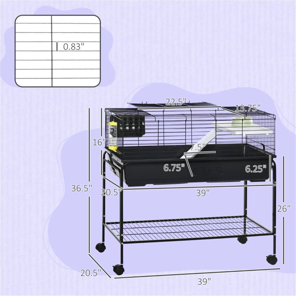 Hamster Cage/small animal cage/Pet cages — image 3