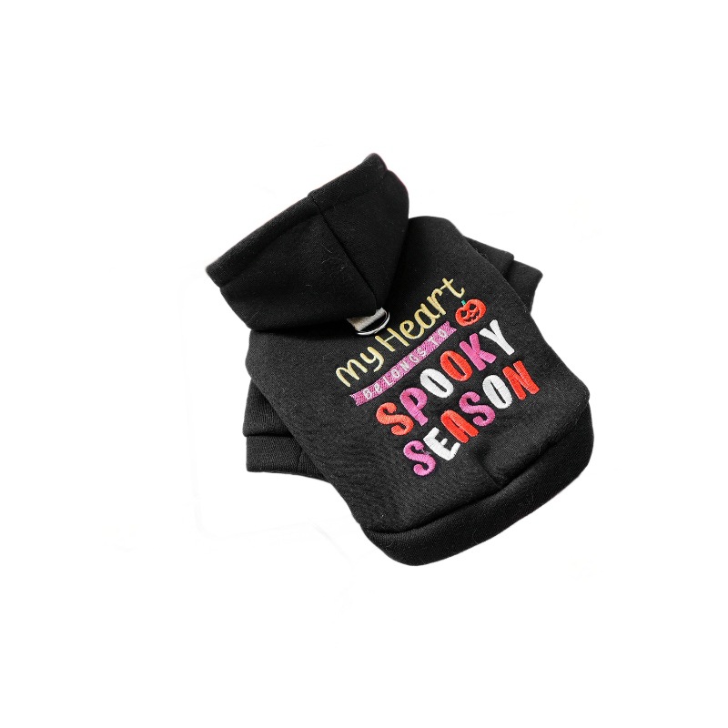 Pet Clothing for Dogs and Cats - Halloween Embroidered Hoodie Direct from Factory — image 6