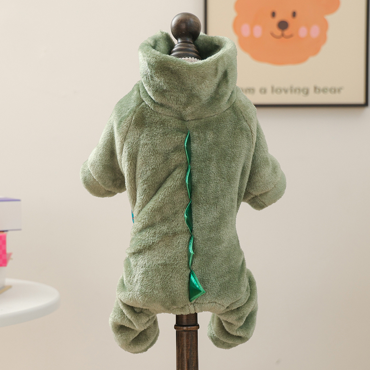 Pet Clothes Halloween Dinosaur Costume Medium and Small Size Space Dinosaur Transforming Outfit — image 6